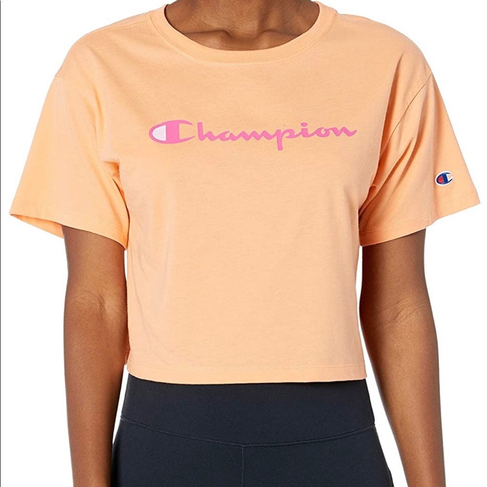 champion crop tee